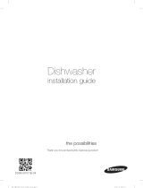 Samsung DW80J7550UW/AA-00 Installation guide