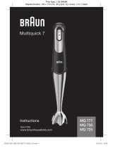 Braun MQ777 User guide