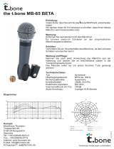 the t.bone MB 85 Beta Mikrofonset Owner's manual