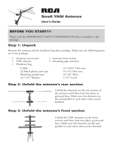 RCA ANT752 User manual