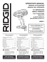 RIDGID R86011 User manual