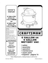 Craftsman 113179650 Owner's manual