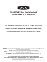 AGA 24 / 60 Gas Conversion Owner's manual