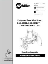 Miller ENHANCED FEED WIRE DRIVE RAD-400EF CE Owner's manual