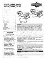 Campbell Hausfeld GR3200 User manual