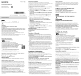 Sony NW-WS625 User manual