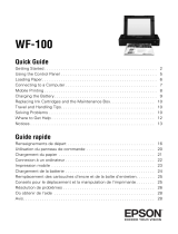 Epson WorkForce WF-100 Quick start guide