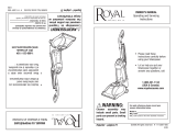 Royal Vacuum Cleaner Owner's manual