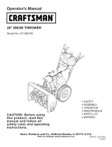 Craftsman 247883700 Owner's manual