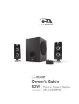 Cyber Acoustics CA-3602 User manual