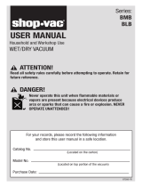 Shop-Vac BLB series User manual