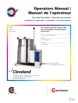 Cleveland SE95010-1 R11 (Kettle Table Top Gas) Operating instructions