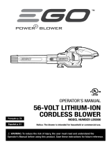 EGO LB6500 Owner's manual