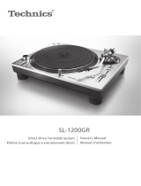 Technics SL-1200GR Operating instructions