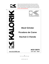 KALORIK MGR 38593 Owner's manual