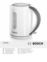 Bosch VILLAGE WHITE KETTLE User manual