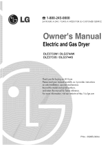 LG DLE2516W Owner's manual