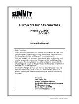 Summit GC424BGL Owner's manual