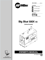 Miller BIG BLUE 500 X PERKINS CE Owner's manual