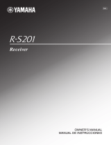 Yamaha R-S201 Owner's manual