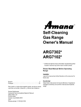 Amana ARG7102W-P1143389NW Owner's manual