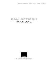 Dali OPTICON 1 Owner's manual