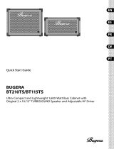 Bugera BT115TS Quick start guide