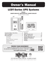 Tripp Lite LCDT-Series UPS Systems User manual