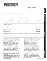 Delta Faucet T13420 User manual
