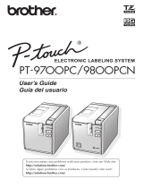 Brother P-TOUCH PT-97OOPC User guide