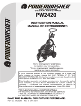 PowerWasher PW2420 User manual