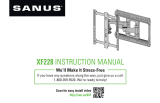 Sanus XF228-B1 User manual