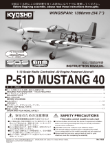 Kyosho P-51D MUSTANG 40(No.11823) User manual