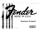 Fender Bassman Compact Owner's manual