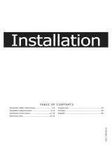 Frigidaire CDG7400QW0 Installation guide