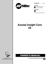 Miller AXCESS INSIGHT CORE CE Owner's manual