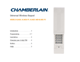 Chamberlain KLIK2U User manual