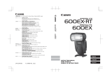 Canon Speedlite 600EX-RT User manual