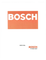 Bosch DKE915Q/01 Operating instructions