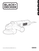 BLACK+DECKER G850 User manual