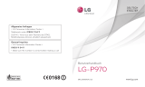 LG P970 LG Optimus Black User manual