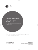 LG 40UF695V User manual