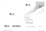 LG GT540.AEROTS User manual