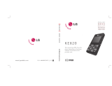 LG KE820 User manual