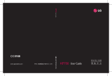 LG KF750.AORFBK User manual