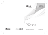 LG LGS365 User manual