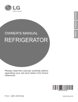 LG GL-R252RPBN Owner's manual