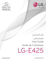 LG LGE425.AKAZBK User manual