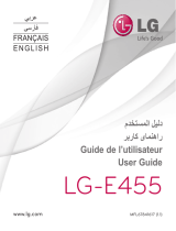 LG LGE455.APRTWH User manual
