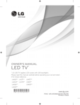 LG 47LA620S Owner's manual